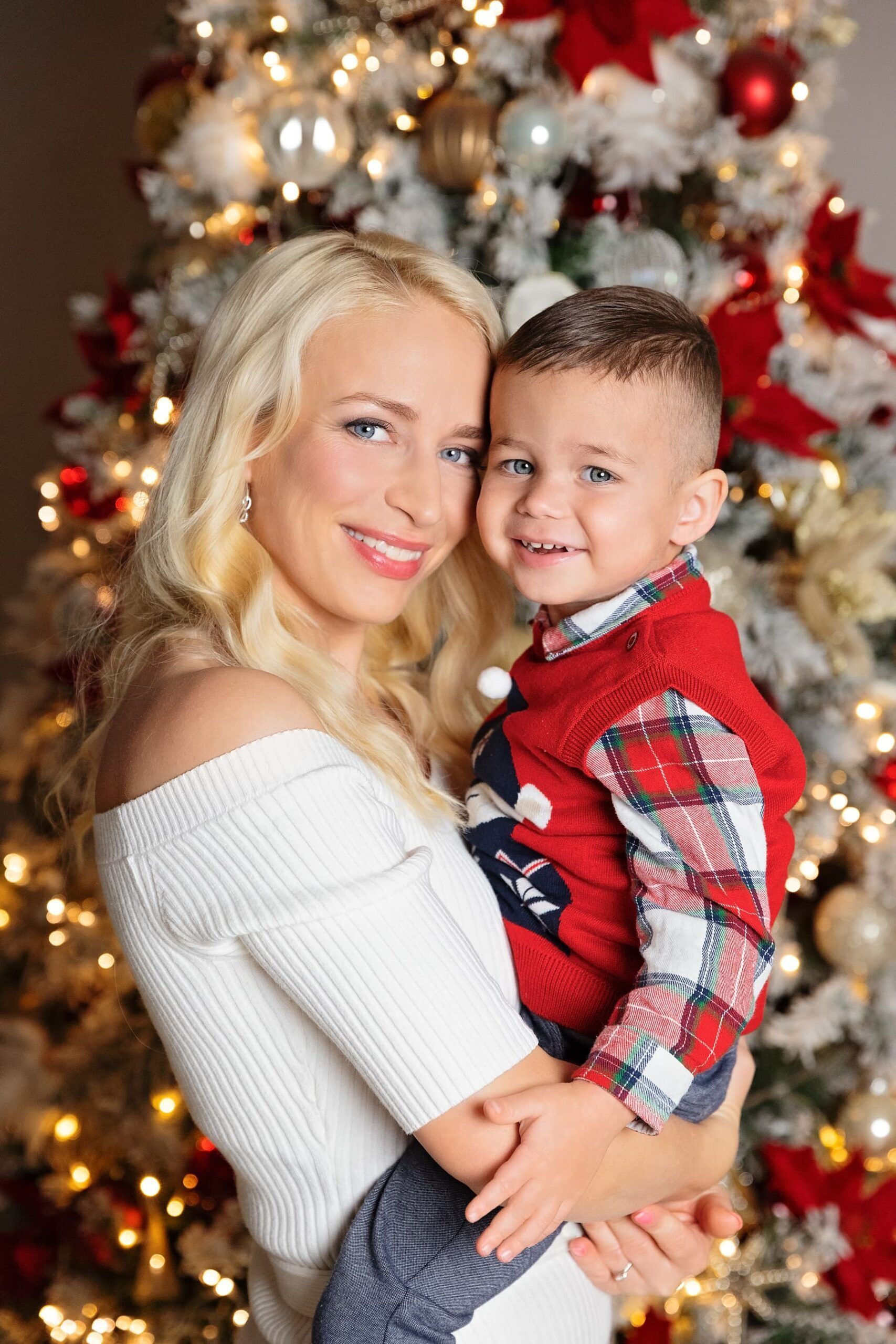 családi karácsonyi fotózás Budapesten stúdióban